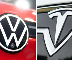VW bei Elektroautos im Inland noch hinter Tesla