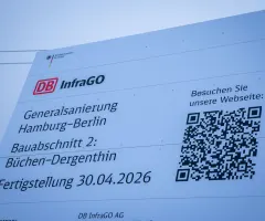 Unverständnis wegen Bau-Verzögerung - Bahn in der Kritik