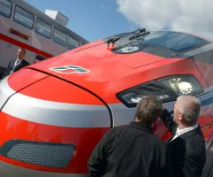 Italienischer Schnellzug für Tests in Deutschland unterwegs