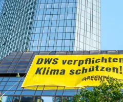 Greenpeace-Protest gegen Deutsche-Bank-Tochter DWS