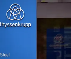 Beschäftigte von Thyssenkrupp-Stahlsparte protestieren