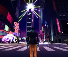 Begrüßen Sie das Jahr 2022 in der virtuellen Welt des Times Square