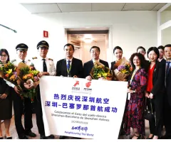 Shenzhen Airlines nimmt erfolgreich Direktflug von Shenzhen nach Barcelona auf