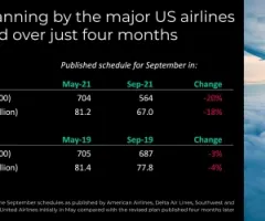 Cirium: Massive Verschiebungen im Sommer-Flugplan der USA zeigen Bedarf bei Luftfahrtunternehmen an neuen Tools für vorausschauende Flugplanung