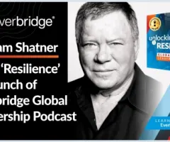 William Shatner eröffnet die Global Leadership Podcast Series &#8218;Unlocking Resilience&#8216;, die ab heute verfügbar ist