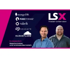 Trader-Interview mit Sascha Huber: MongoDB, Pure Storage, Rubrik, Seagate & Cloudflare