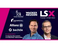 Trader-Interview mit Bastian Galuschka: Rheinmetall, Wacker Neuson, Novo Nordisk, Allianz & Bechtle