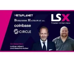 Trader‑Interview mit Sascha Huber: Strategy, Metaplanet, Coinbase, Circle & Berkshire