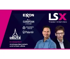 Trader-Interview mit Urban Jäckle: ExxonMobil, European Lithium, Equinox Gold, Palantir & Deutz