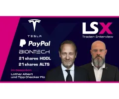 Trader-Interview mit Tipp-Checker Flo: PayPal, Tesla, BioNTech, 21shares HODL & 21shares ALTS