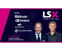 Trader-Interview mit Lars Erichsen: DAX, Bitcoin, Nvidia, Barrick Mining & Southern Copper