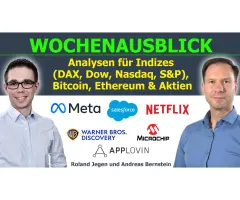 Fed rückt näher – große Woche für Aktien & Kryptos. Marktausblick Börse