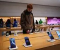 Apple mit Rekordquartal - iPhone-Absatz kräftig gestiegen