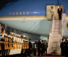 Trump in Peking eingetroffen - US-Präsident pocht auf Marktöffnung