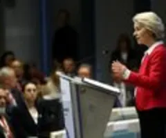 Von der Leyen pocht auf EU-Gipfelentscheid über Ukraine-Finanzierung