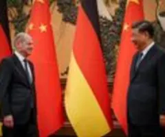 Scholz will in China Überkapazitäten und Marktzugang ansprechen