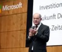 Scholz begrüßt Milliarden-Investitionen von Microsoft