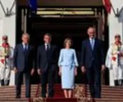 Merz, Macron und Tusk sichern Moldau Hilfe beim Weg in EU zu
