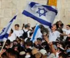 Gewalt bei Flaggenmarsch jüdischer Nationalisten in Jerusalem
