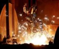 Stahlkocher fahren Produktion zurück