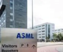 ASML hält trotz US-Embargo gegen Chinas Chip-Ausrüster an Prognose fest