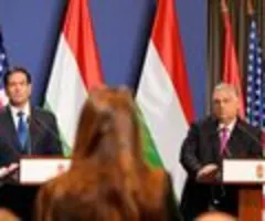 Rubio: "Goldene Ära" in US-ungarischen Beziehungen - aber nur mit Orban