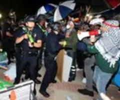 Polizei in Los Angeles räumt Protest-Lager an Universität
