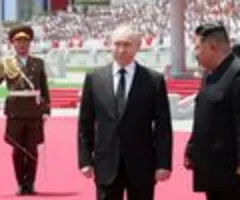 Putin und Kim besiegeln in Nordkorea "strategische Festung" gegen Westen