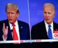 Trump stößt Biden im TV-Duell in die Defensive - "Eine Katastrophe"