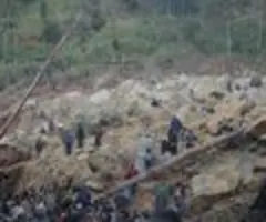 Behörden - Mehr als 2000 Verschüttete bei Erdrutsch in Papua-Neuguinea