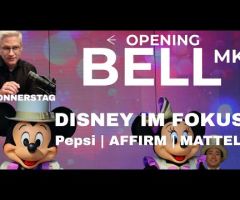 Disney im Fokus | Pepsi, Philip Morris, Robinhood, MGM im Plus | Affirm bricht ein