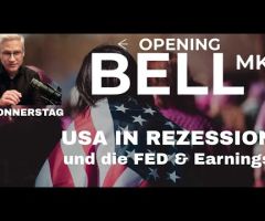 USA in Rezession, die Federal Reserve und jede Menge Earnings