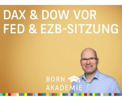 Technische Analyse zu DAX, Dow, S&P500, Nasdaq, Gold mit Rüdiger Born