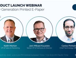 Ynvisible führt bald gedrucktes E-Paper-Display mit dem geringsten Energieverbrauch ein