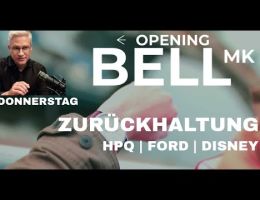 Zurückhaltung am breiten Markt - HP, SOFI, Ford und Banken im Fokus