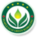 Logo Maple Leaf Green World