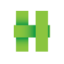 Logo HILLS BANCORP.