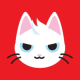Logo cat in a dogs world Kurs in Euro