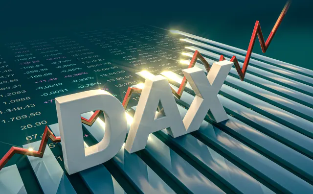 Dax als Wort auf Chart