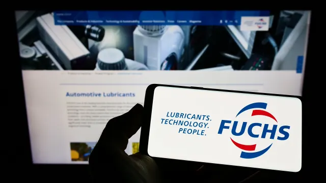 Fuchs-Logo auf Smartphone