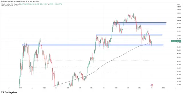 Der Bitcoin-Chart