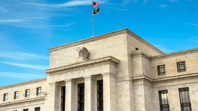 Das Gebäude der US-Notenbank Federal Reserve