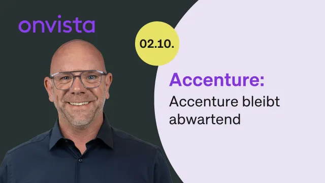 Accenture: Ich warte auf tiefere Kurse
