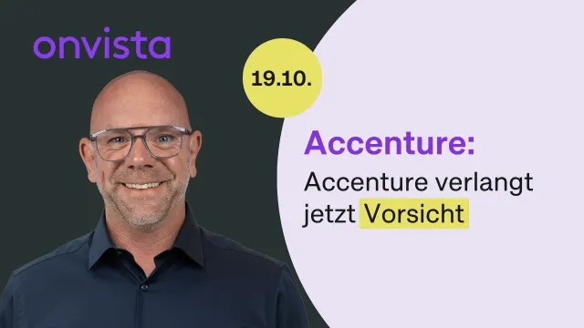 Accenture: Nach dem Kursanstieg ist Vorsicht angebracht