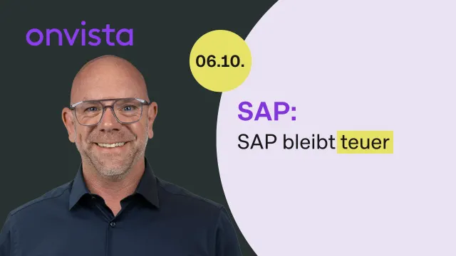 SAP: Ich bleibe trotz Kurszielerhöhung vorsichtig