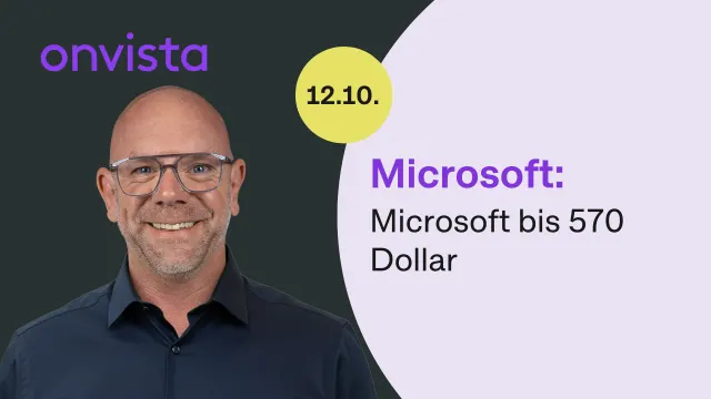 Microsoft: Ich sehe die Aktie schnell bei 570 Dollar