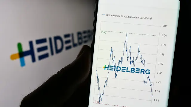Heidelberger Druck nähern sich Jahreshoch