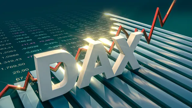 Dax als Wort auf Chart