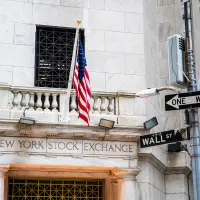 Der Eingang der New Yorker Börse NYSE