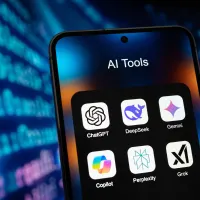 KI-Apps auf einem Smartphone